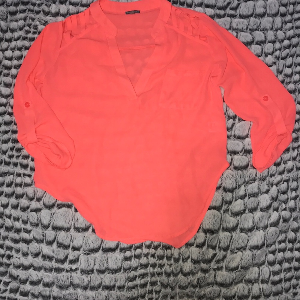 Neon Pink Blouse